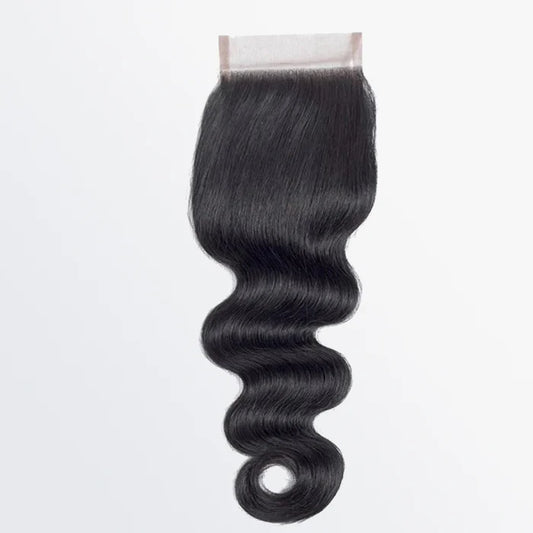 HD Lace Closure 5" x 5" HD Body Wave Free Parted Lace Closure #1B Natural Black - 14-20 Inch