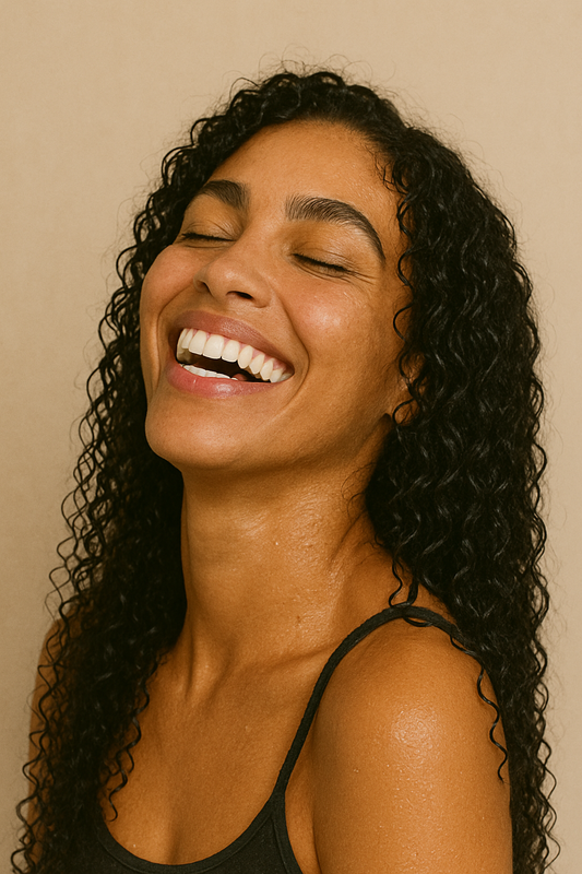 Bundle - Curly Virgin Brazilian Hair #1B Natural Black 12-32 inches