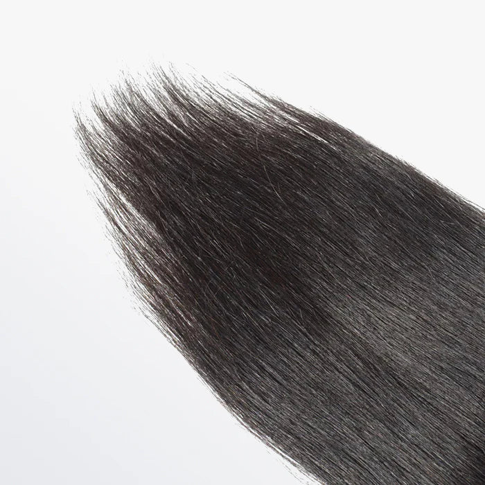 HD Lace Closure - 4.5" x 4.5" Upgrade Straight Free Parted Lace Closure #1B Natural Black 12-20 inches