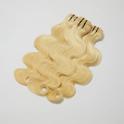 Bundle - 12A Raw Hair #613 Lightest Blonde Body Wavy Body Wave Virgin Brazilian Hair  #613 - 12-32 inches
