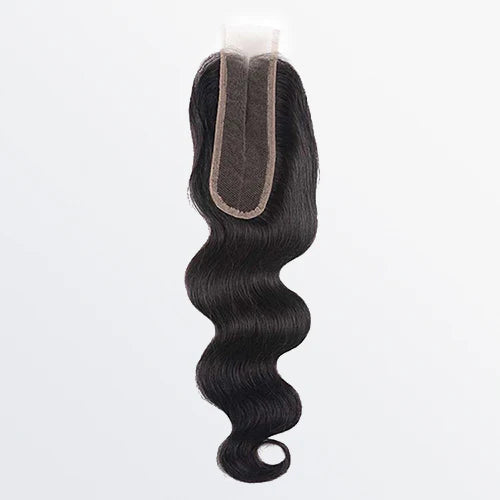 HD Lace Hair Closure - Body Wave - 2" x 6" inches HD Lace Closure #1B Natural Black