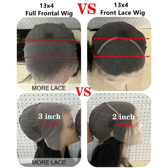 EVA- 13x4 Full Frontal Lace Wig Deep Wave 28 -34 inches - 200% Density