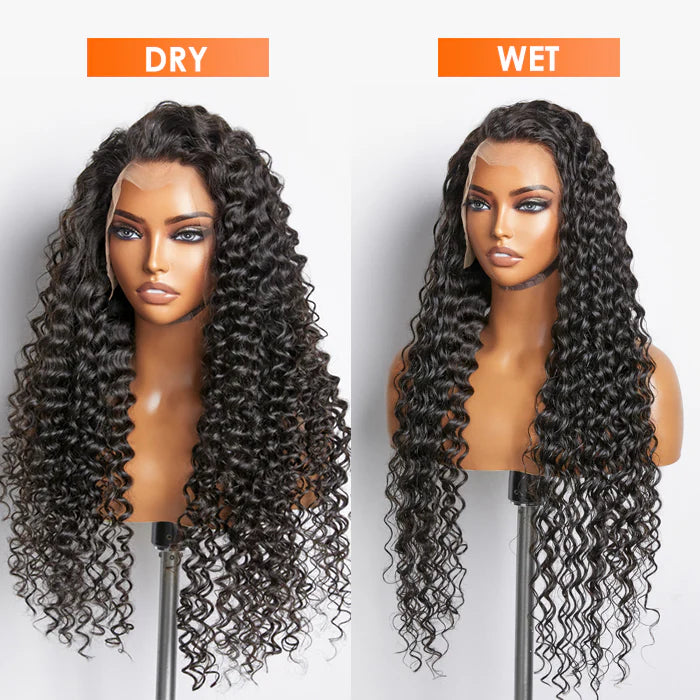 EVA- 13x4 Full Frontal Lace Wig Deep Wave 28 -34 inches - 200% Density