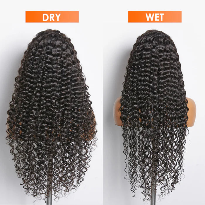 EVA- 13x4 Full Frontal Lace Wig Deep Wave 28 -34 inches - 200% Density