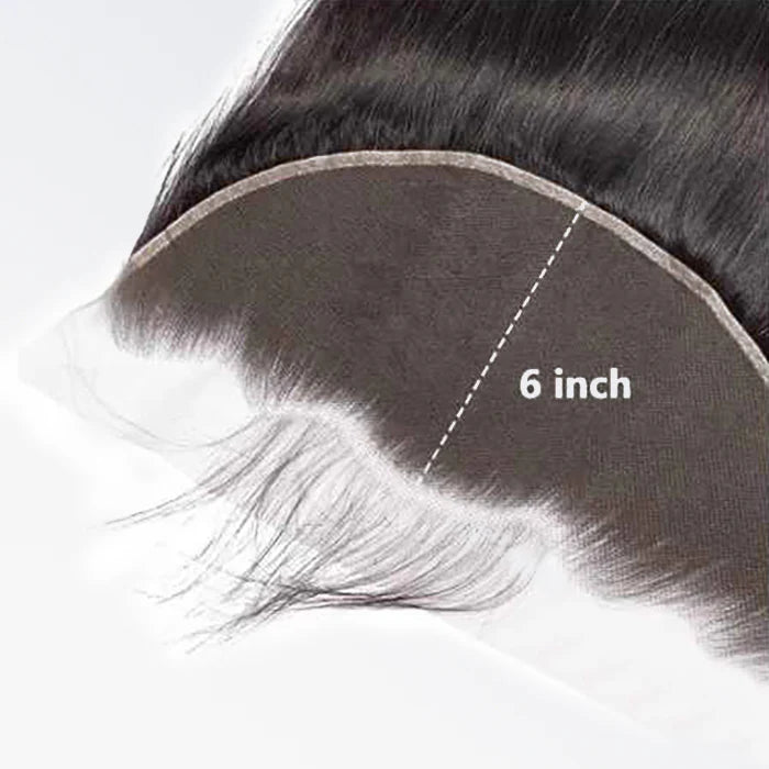 HD Lace Frontal - Straight Free Parted Frontal #1B Natural Black 13" x 6" HD Lace