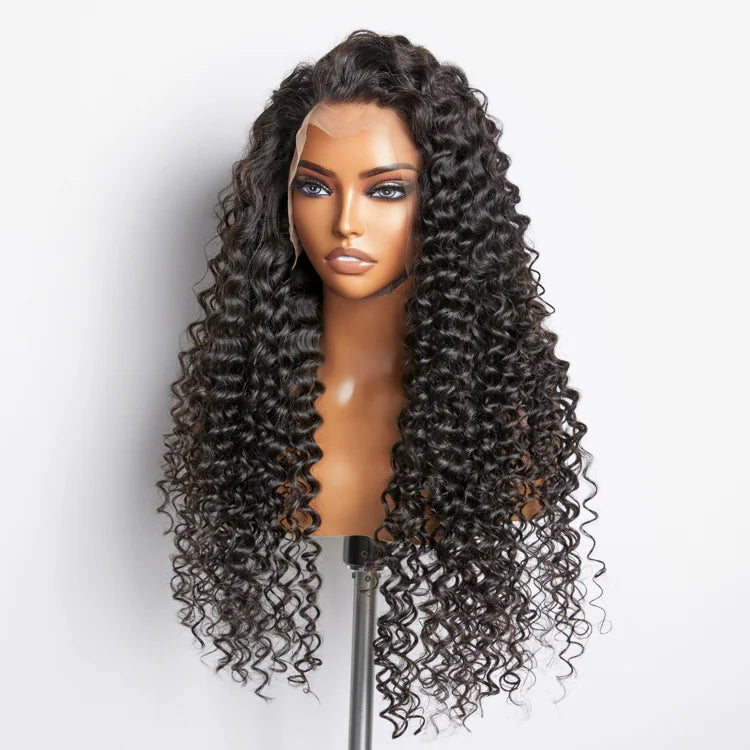 EVA- 13x4 Full Frontal Lace Wig Deep Wave 28 -34 inches - 200% Density