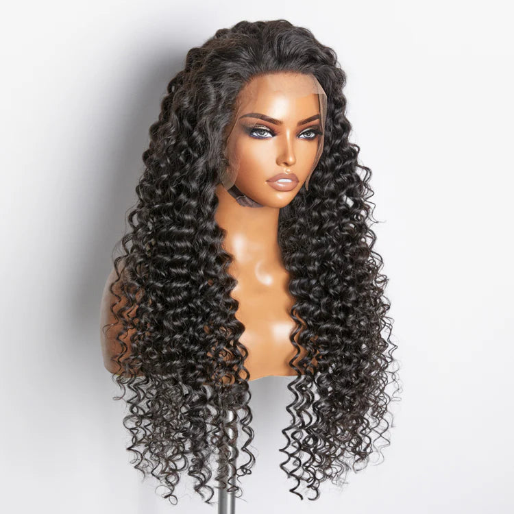 EVA- 13x4 Full Frontal Lace Wig Deep Wave 28 -34 inches - 200% Density