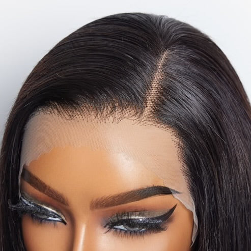 Pre-Plucked 13x4 Lace Front Straight Bob Wig 150% Density 10-14 inches