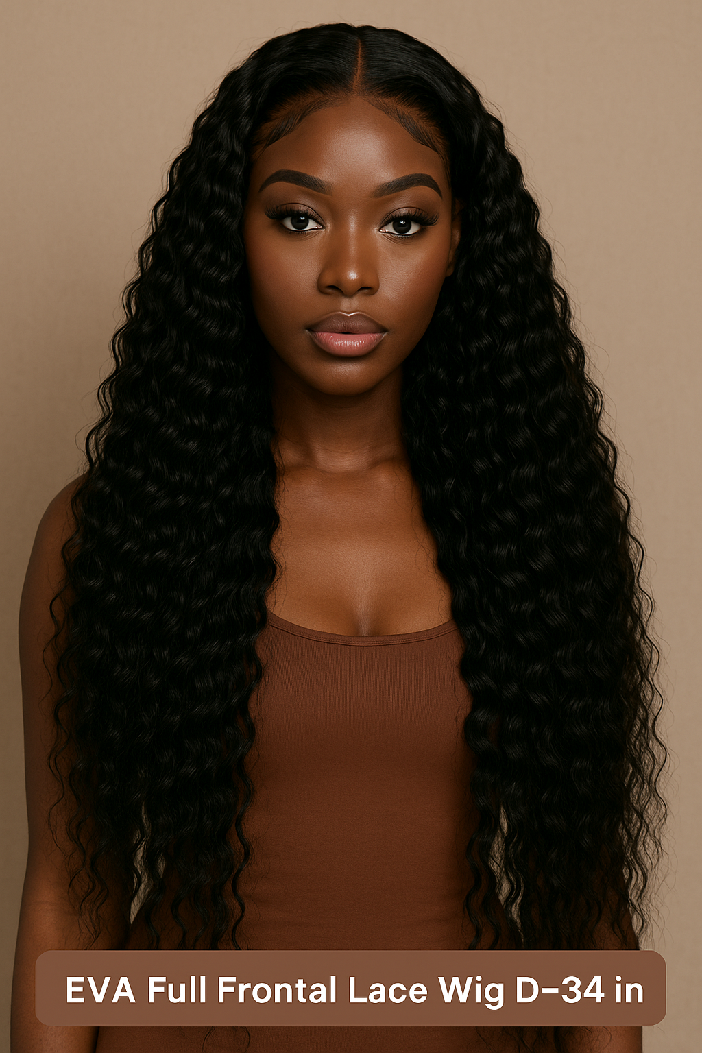 Eva deep curly wig looking my