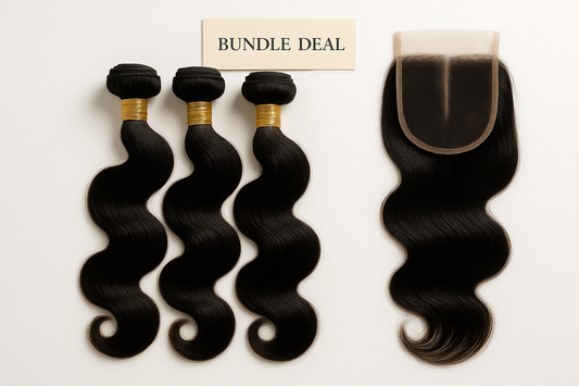 Create a Body Wave Hair Bundle Deal with 3 Body Wave Bundles and a Haor closure